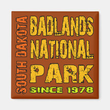 Badlands National Park, South Dakota Refrigerator Magnets