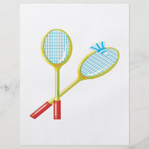 Badminton 3 custom flyer