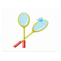 Badminton 3 postcard
