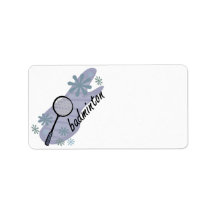 Badminton 7 personalized address labels