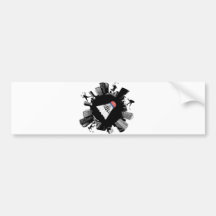 Badminton City Bumper Stickers