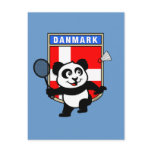 Badminton Denmark Panda Post Cards