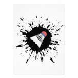 Badminton Explosion Personalized Invite