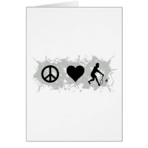 Badminton Greeting Card