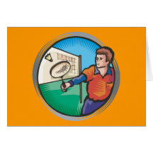 Badminton Greeting Cards