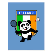 Badminton Ireland Panda Post Cards