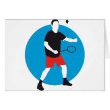 badminton karte