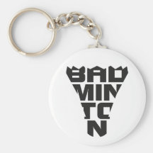 Badminton Keychain