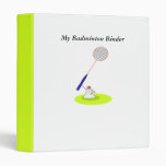 Badminton, My Badminton Binder