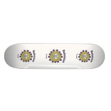 Badminton Not Drugs Flower Skate Boards