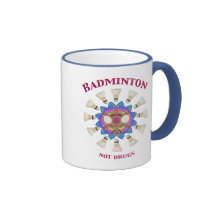 Badminton Not Drugs Mug