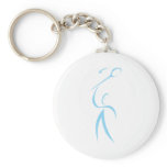 Badminton Player Keychains