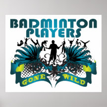 Badminton Players Gone Wild Poster