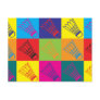 Badminton Pop Art Postcard