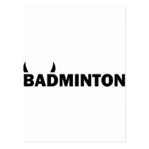 badminton postcards