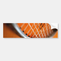 Badminton Racket Bumper Stickers