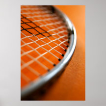 Badminton Racket Posters