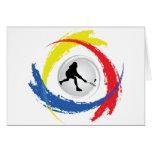Badminton Tricolor Emblem
