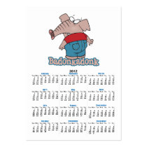 badonkadonk elephant butt cartoon business card
