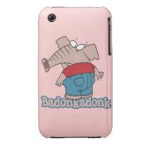 badonkadonk elephant butt cartoon iphone 3 cover