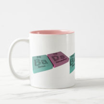Bads as Ba Barium and Ds Darmstadtium Coffee Mugs