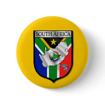 Bafana Bafana fans South Africa flag button