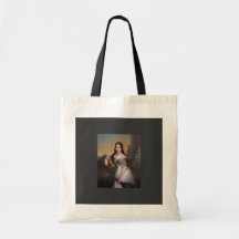 Bag-Classic Art-Gugel-Woman with Lute
