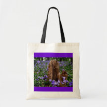 Bag-Flowers-Violet Tree Stump