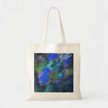 BAG FOR GROCERIES IN BLUE