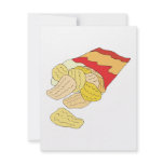 bag of potato chips custom invitation