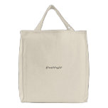 Bag: The full mass-energy relationship embroidered bags