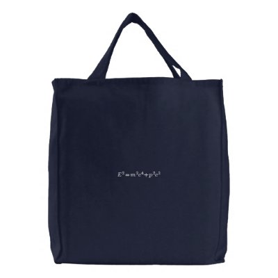 Bag: The full mass-energy relationship, gold threa by dantopa