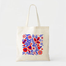 Bag With Slovenian Motif In National Colours