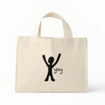 Bag with Stick Figure and Yay! choose your style