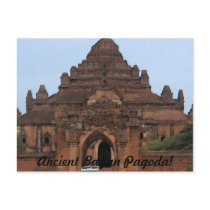 Bagan copy, Ancient Bagan Pagoda! Postcard