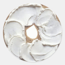 Bagel Round Stickers