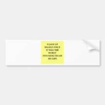 BAGELS.jpg Bumper Stickers