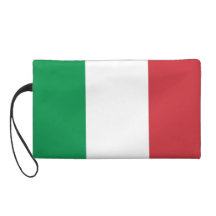 Bagettes Bag with Flag of Italy Wristlet Clutch
