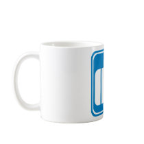 Baggage Check / Claim Highway Sign Mugs