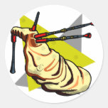 Bagpipe graphic 2 sticker