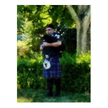 Bagpiper Postcards