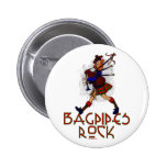 Bagpipes Rock! Button