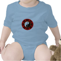 Bagua trigram onesie t-shirts