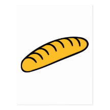 Baguette de pain cartes postales