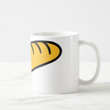 Baguette de pain mug