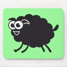 Bah Bah Black Sheep Mousepads