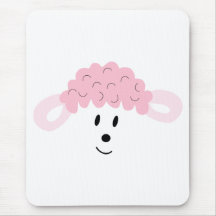 BAH! BAH! Lamb Face Mouse Pad