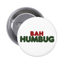 Bah Humbug Buttons