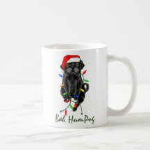 Bah HumPug Black Pug Mug