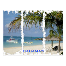 Bahamas 2 Distressed Postcard